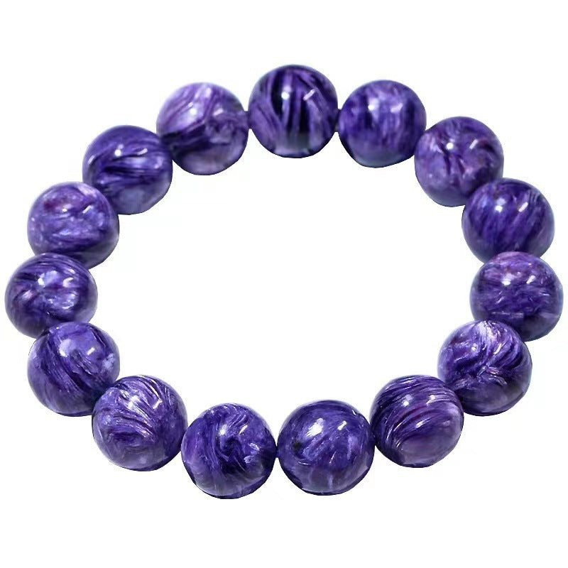 Pulsera de cristal de dragón morado natural