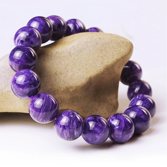 Natural purple dragon crystal bracelet