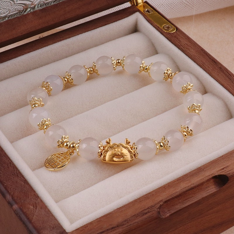 Lucky Dragon Natural Jewelry Bracelet