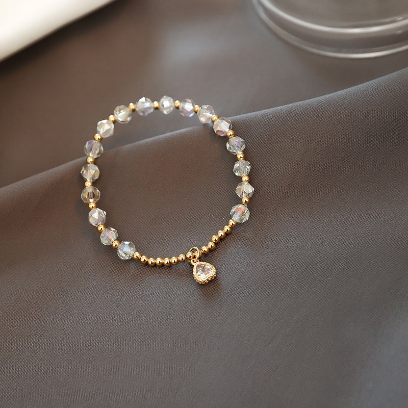 High cold love heart pendant Bracelet