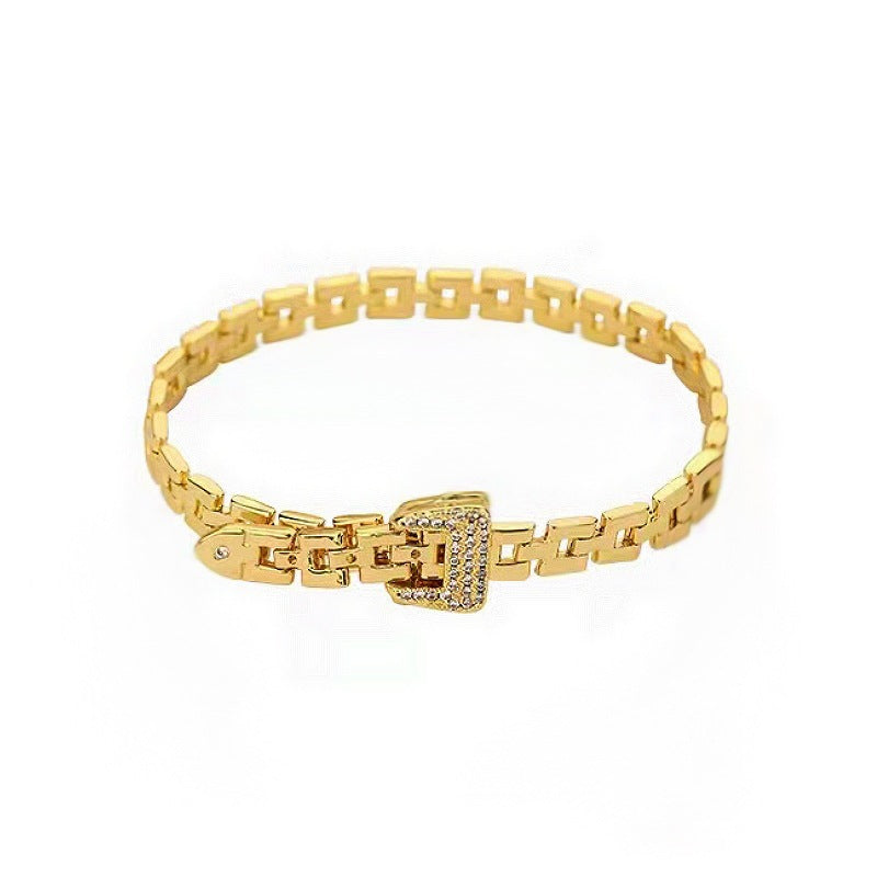 Belt natural stone bracelet
