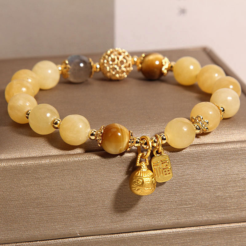 Pulsera de cristal natural Lucky Beast