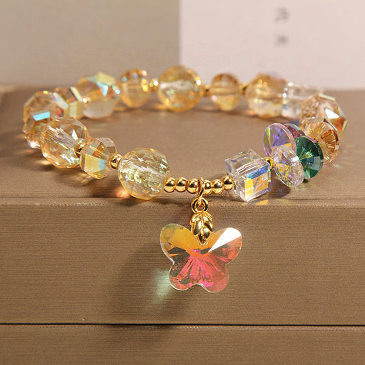 Temperament pendant natural crystal bracelet