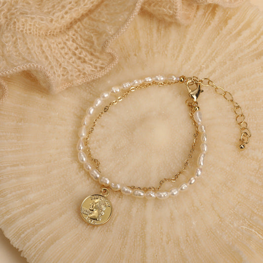 Fashion People Avatar • Pearl duet Bracelet