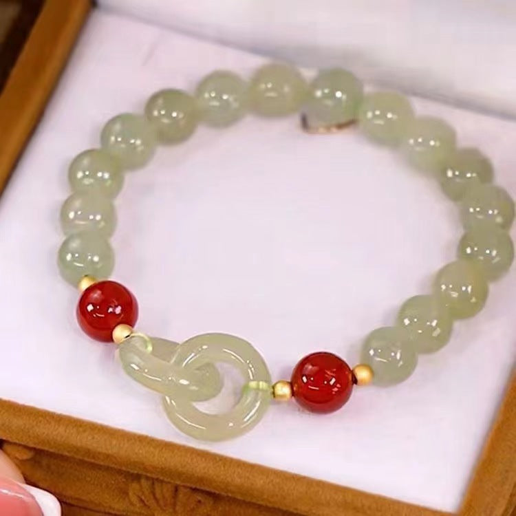 Accompany • Emerald Jade stone bracelet