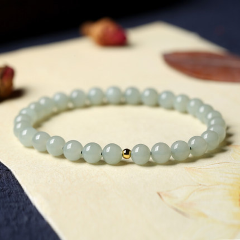 Calm • Emerald Jade Stone bracelet