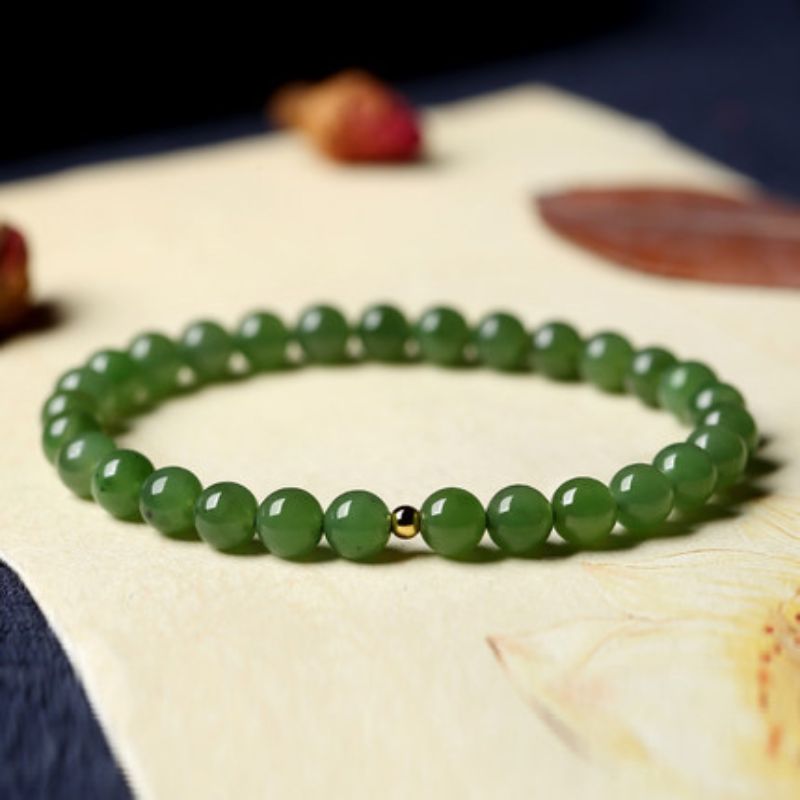 Calm • Emerald Jade Stone bracelet