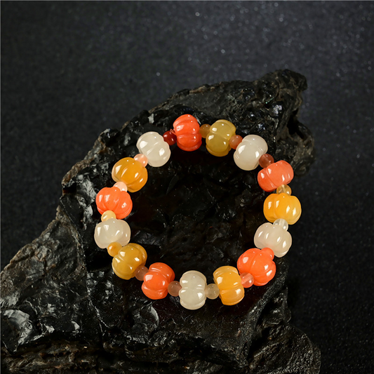 Pumpkin•Agate Bracelet
