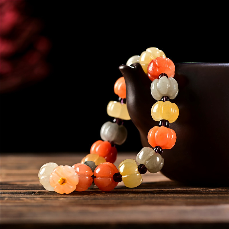 Pumpkin•Agate Bracelet