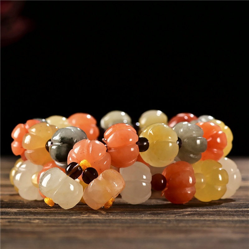 Pumpkin•Agate Bracelet