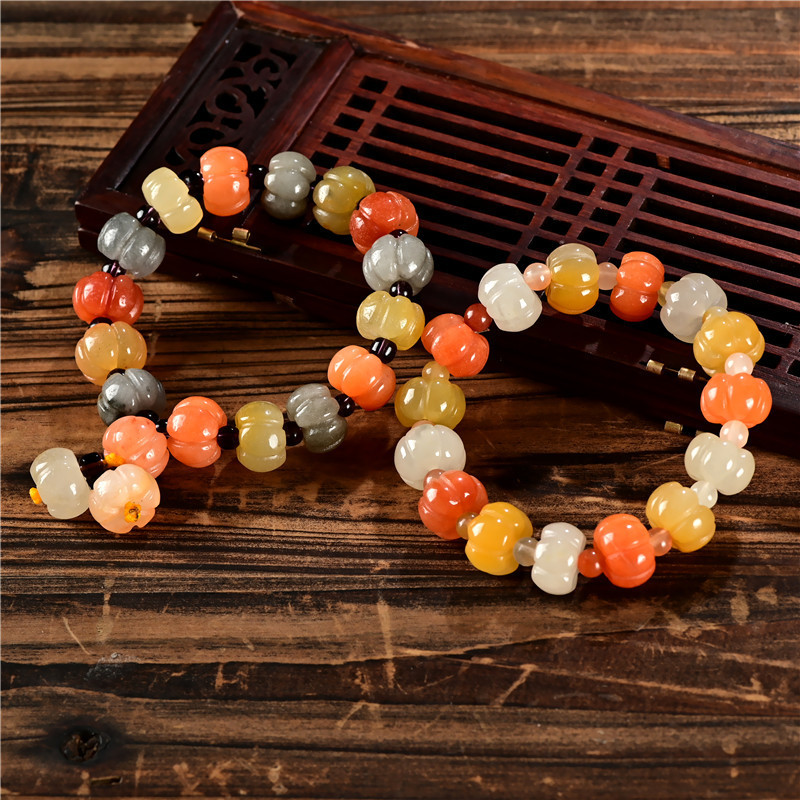 Pumpkin•Agate Bracelet