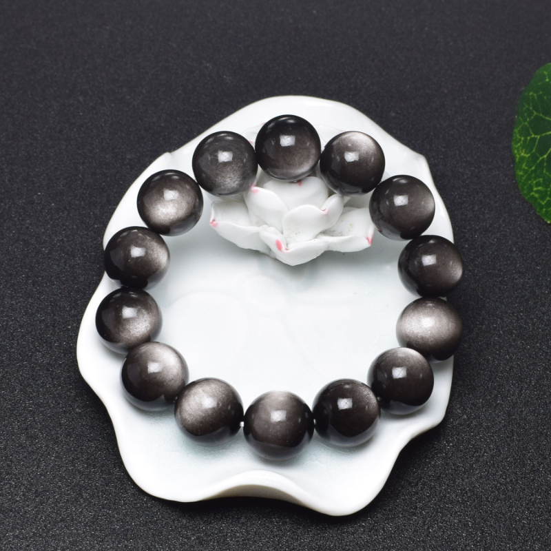 Fortune • Obsidian Bracelet