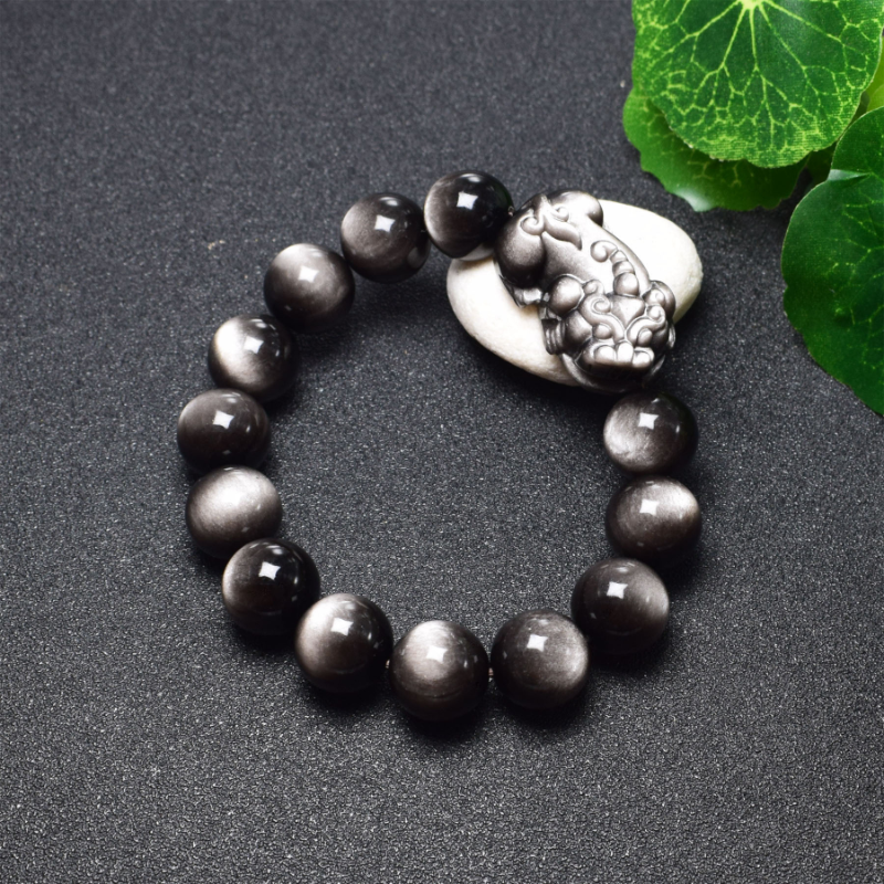 Fortune • Obsidian Bracelet
