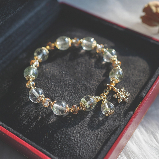 Snowflake Ghost Crystal Bracelet