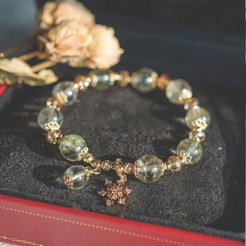 Snowflake Ghost Crystal Bracelet