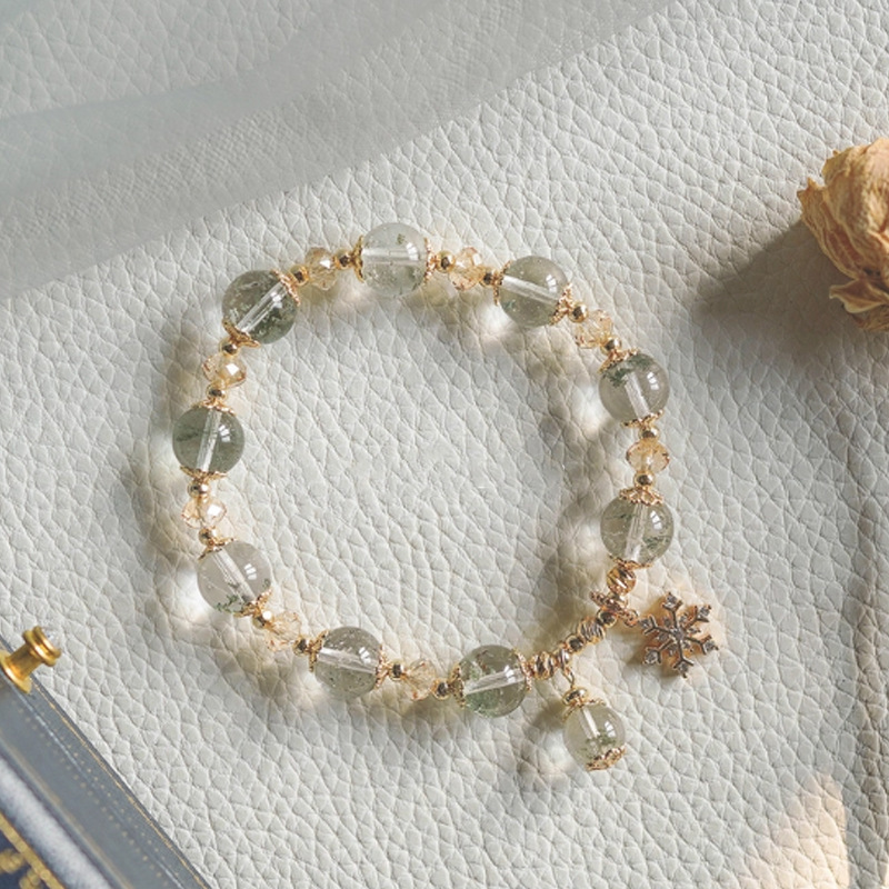 Snowflake Ghost Crystal Bracelet