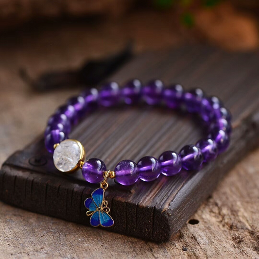 Butterfly • Amethyst Bracelet