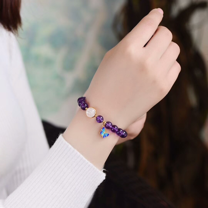 Butterfly • Amethyst Bracelet