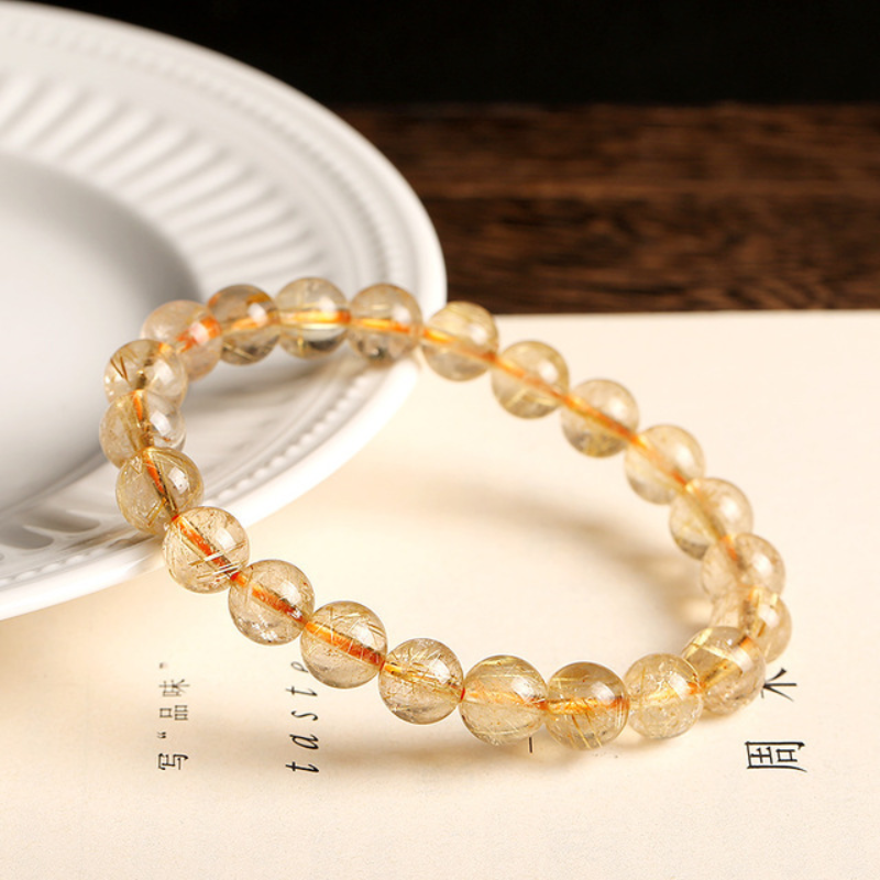 The Golden Purification • Titanium crystal Bracelet
