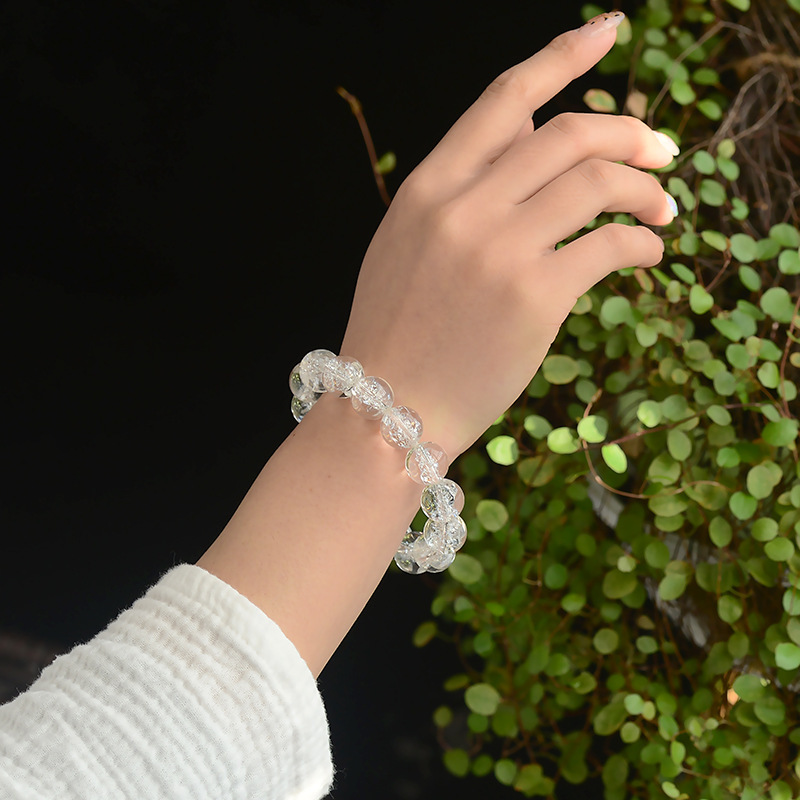Purification • Energy colorless crystal Bracelet