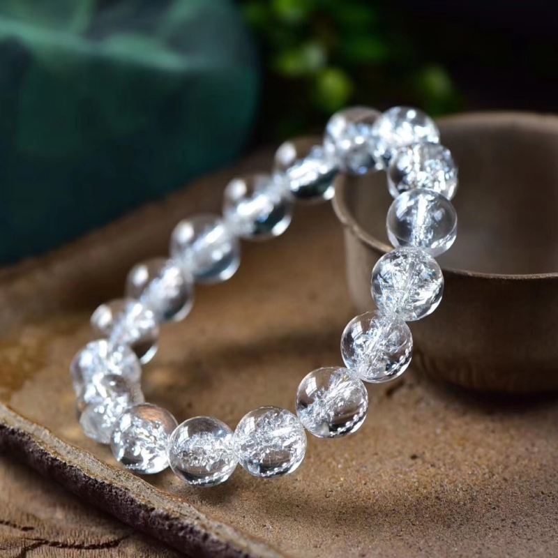 Purification • Energy colorless crystal Bracelet