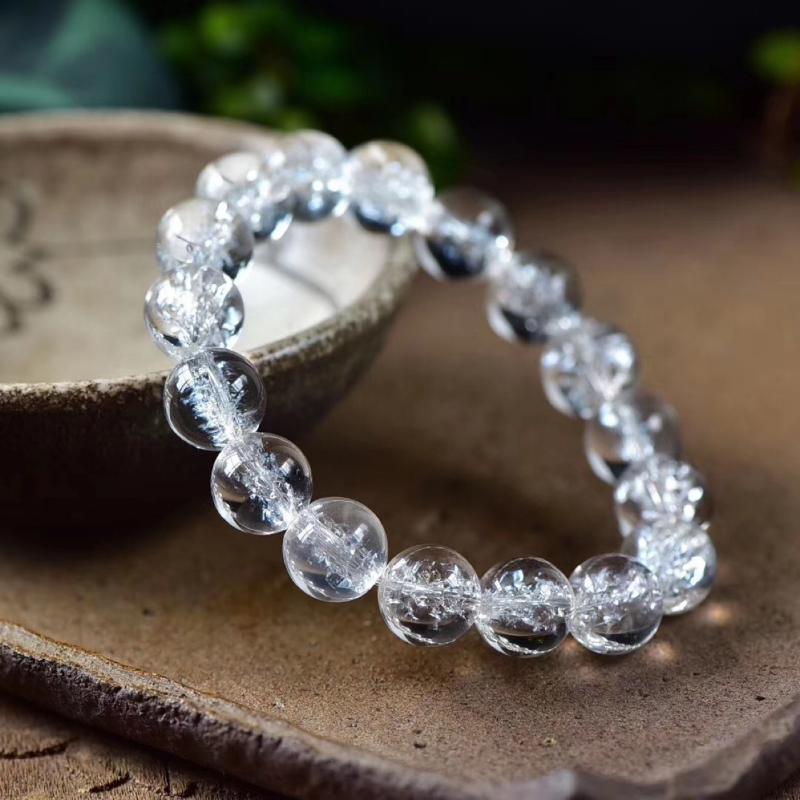 Purification • Energy colorless crystal Bracelet