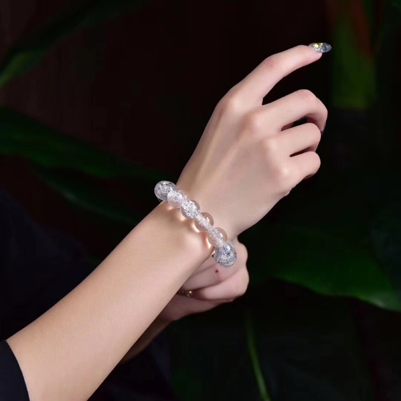 Purification • Energy colorless crystal Bracelet