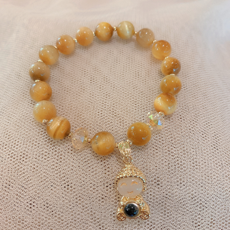 Smile • Tiger's Eye Crystal Bracelet