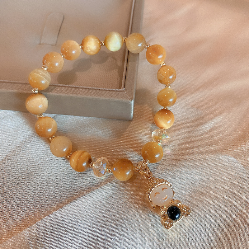 Smile • Tiger's Eye Crystal Bracelet