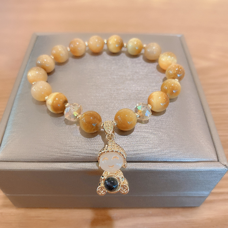 Smile • Tiger's Eye Crystal Bracelet