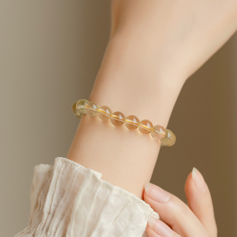 Wealth Mastery • Titanium Crystal Bracelet