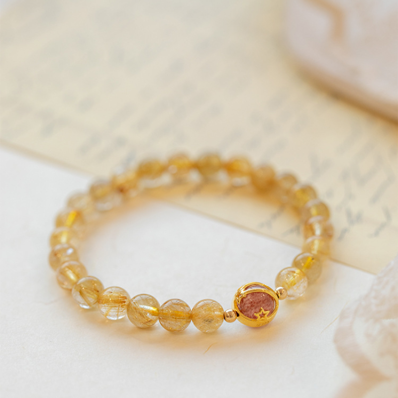 Wealth Mastery • Titanium Crystal Bracelet