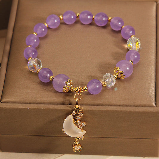 Star Moon Natural Crystal Bracelet