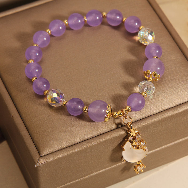 Star Moon Natural Crystal Bracelet