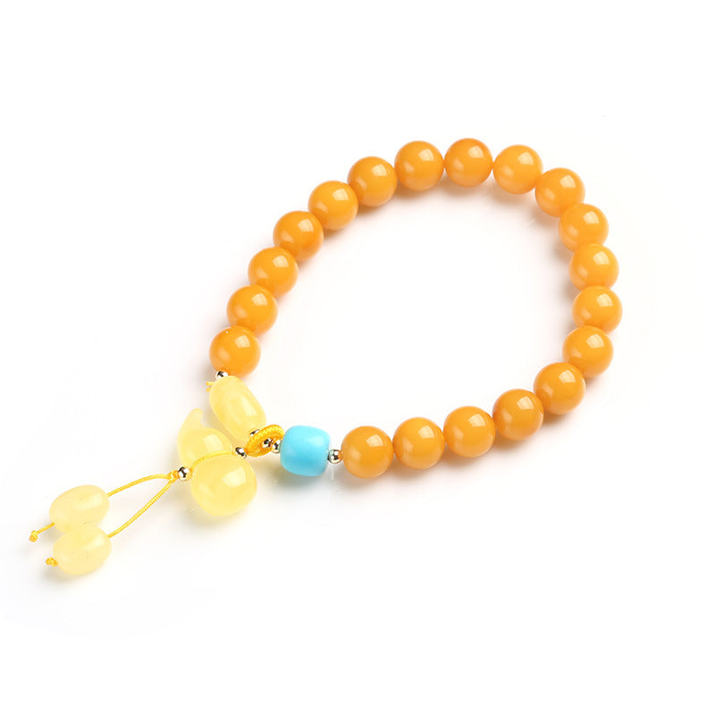 Hanging Gourd Natural Beeswax Bracelet