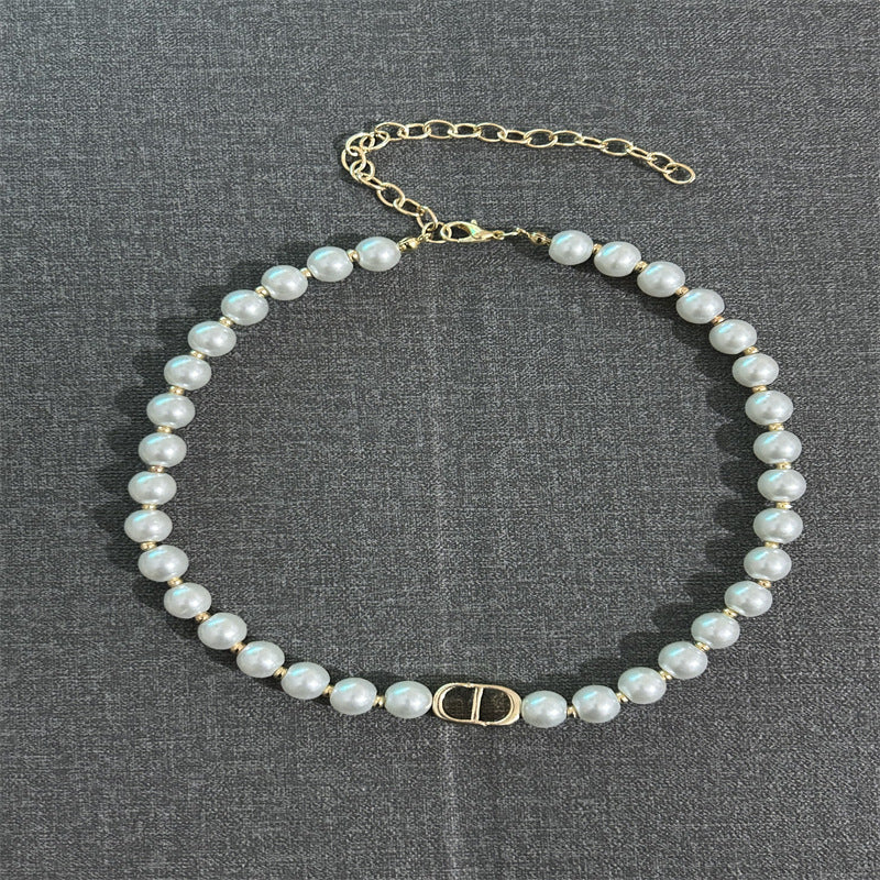 Natural freshwater pearl necklace bracelet earrings set