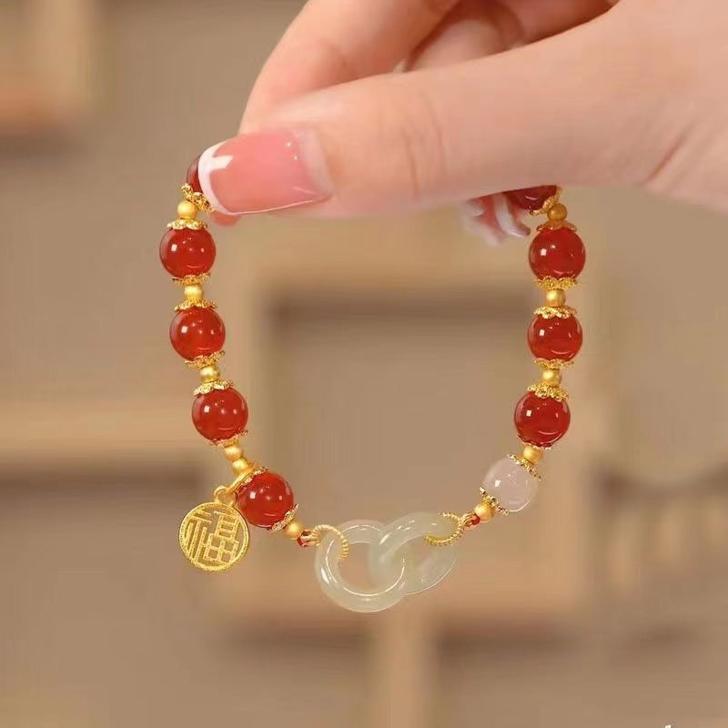 Accompany • Emerald Jade stone bracelet