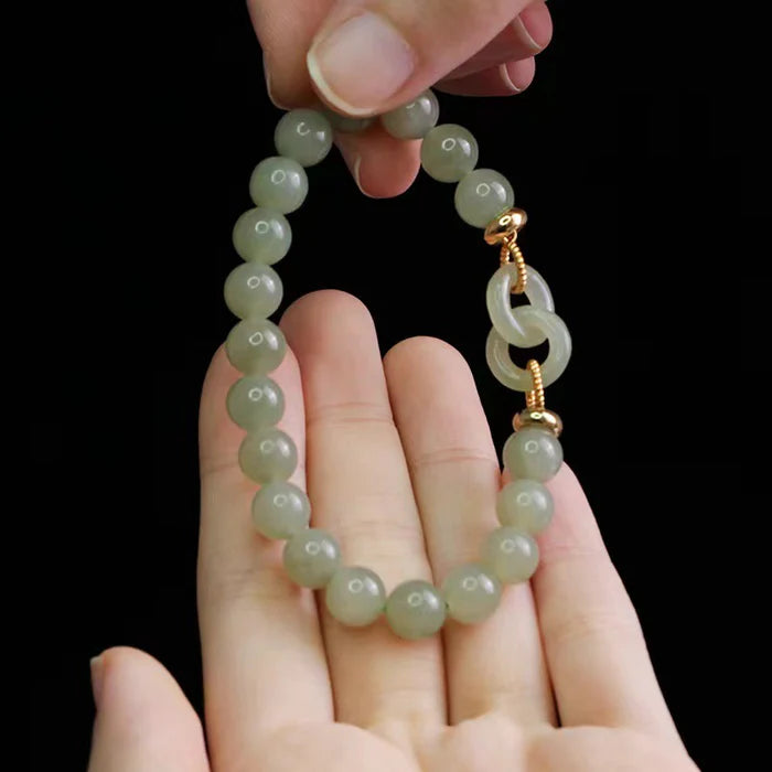 Accompany • Emerald Jade stone bracelet