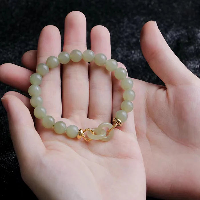 Accompany • Emerald Jade stone bracelet