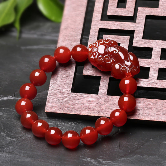 PiYao&Red Agate Bracelet