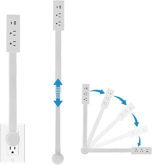 180° Rotatable Extension Outlet