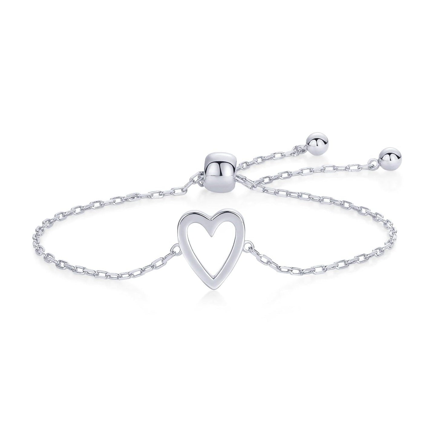 Couple heart bracelet