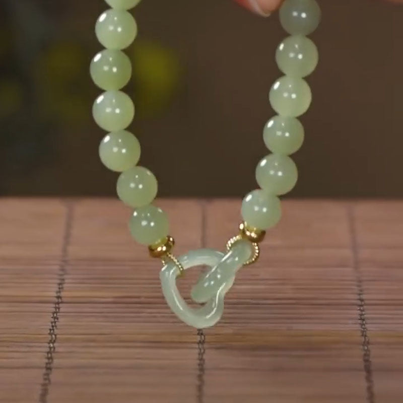 Accompany • Emerald Jade stone bracelet
