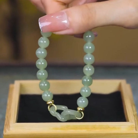 Accompany • Emerald Jade stone bracelet