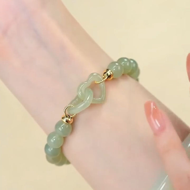 Accompany • Emerald Jade stone bracelet