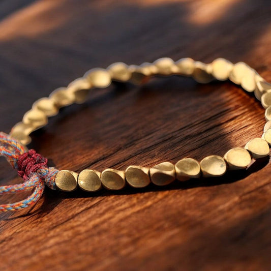 Tibetan Copper Beads Bracelet