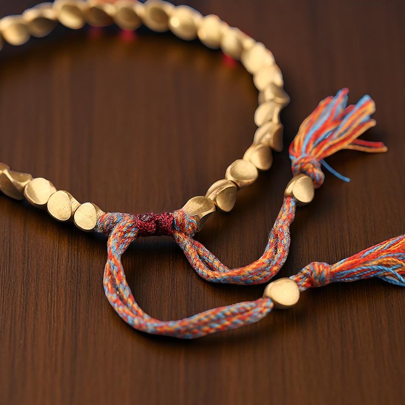 Tibetan Copper Beads Bracelet