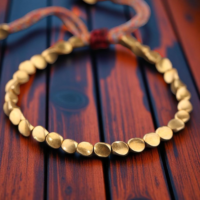 Tibetan Copper Beads Bracelet