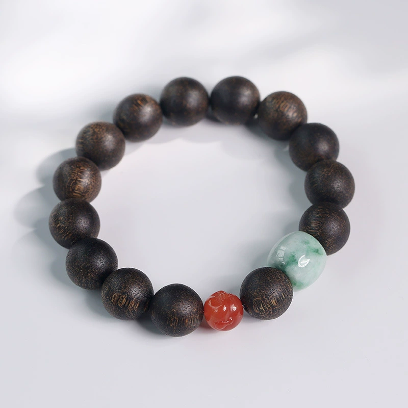 Mini Buddha agarwood bracelet