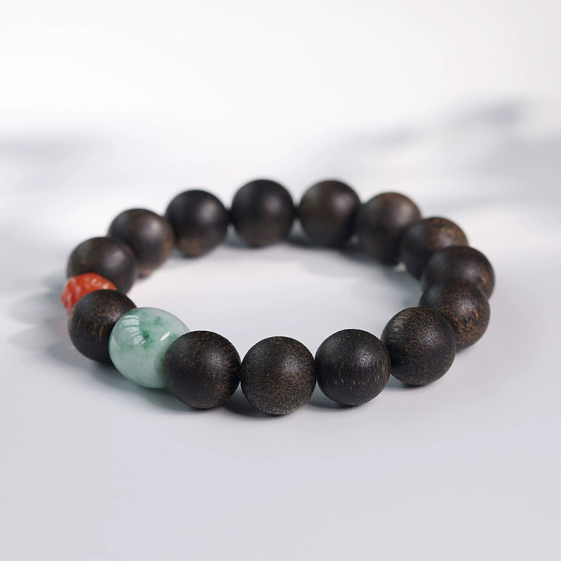 Mini Buddha agarwood bracelet